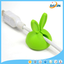 Lovely Rabbit Shape Silicone Viscose Cable Winder